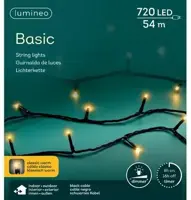 Lumineo kerstverlichting LED Basic Lights 720 lampjes 54m, classic warm - afbeelding 1