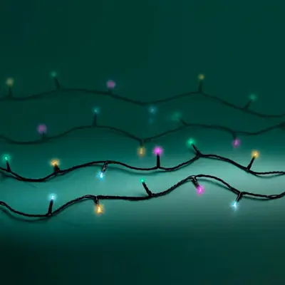 Lumineo kerstverlichting LED Basic Twinkle 240 lampjes 18m, multicolor - afbeelding 6
