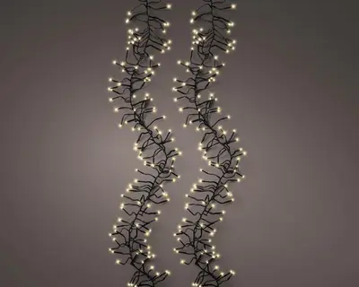 Lumineo kerstverlichting LED Cluster Lights 3000 lampjes 28m, soft gold - afbeelding 1