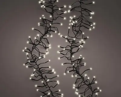 Lumineo kerstverlichting LED Cluster Lights 3000 lampjes 28m, warm wit - afbeelding 1