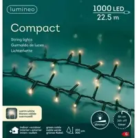 Lumineo kerstverlichting LED Compact Lights 22,5m, warm wit - afbeelding 1