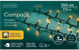 Lumineo kerstverlichting LED Compact Lights 7,5m, classic warm - afbeelding 1