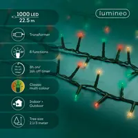 Lumineo kerstverlichting LED Compact Lights Twinkle 22,5m, multicolor - afbeelding 4
