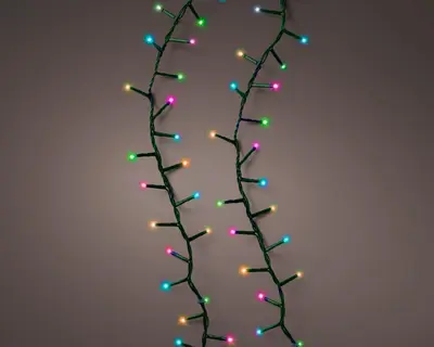 Lumineo kerstverlichting LED Compact Lights Twinkle 22,5m, soft multicolor - afbeelding 1