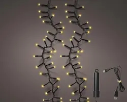 Lumineo kerstverlichting LED Duracharge Compact Twinkle oplaadbaar 200 lampjes 4m - afbeelding 1