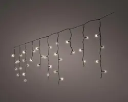 Lumineo kerstverlichting LED Icicle Lights Twinkle 175 lampjes 7,5m, classic warm - afbeelding 1