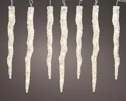 Lumineo kerstverlichting LED Icicle Twinkle 490 lampjes 3,6m, wit & kleur - afbeelding 1
