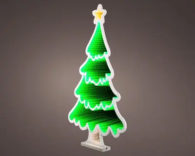 Lumineo kerstverlichting LED Infinity lights kerstboom 40cm, koel wit - afbeelding 1