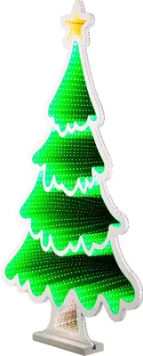 Lumineo kerstverlichting LED Infinity lights kerstboom 40cm, koel wit - afbeelding 2
