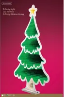 Lumineo kerstverlichting LED Infinity lights kerstboom 60cm, koel wit - afbeelding 2