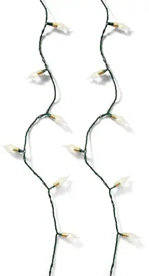 Lumineo kerstverlichting LED Vintage Lights 120 lampjes groen draad 11,9m, warm wit - afbeelding 2