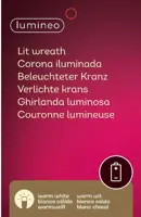 Lumineo LED kaars binnen champagne Ø 35cm - afbeelding 2