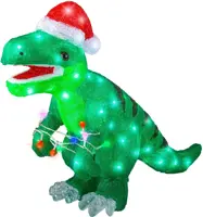 Lumineo LED kerstfiguur acryl dino 61 x 25 x 47cm - afbeelding 1