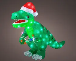 Lumineo LED kerstfiguur acryl dino 61 x 25 x 47cm - afbeelding 3