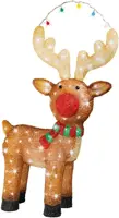 Lumineo LED kerstfiguur acryl rendier 27 x 61 x 85cm - afbeelding 1