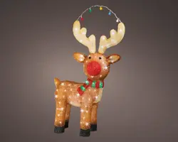 Lumineo LED kerstfiguur acryl rendier 27 x 61 x 85cm - afbeelding 2