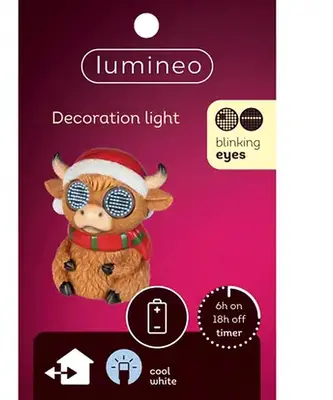 Lumineo LED koe – 9 x 13 x 13 cm, 104 LED koel wit - afbeelding 3