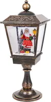 Lumineo LED lantaarn sneeuwval effect antiek koper 27 x 70cm, koel wit - afbeelding 2