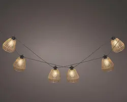 Lumineo LED lichtslinger Ø13,5 cm x 450 cm naturel/warm wit - afbeelding 1