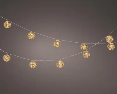 Lumineo LED lichtslinger Ø7,5 cm x 270 cm warm wit - afbeelding 1