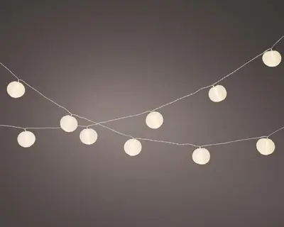 Lumineo LED lichtslinger steady Ø7,5x270 cm warm wit - afbeelding 1