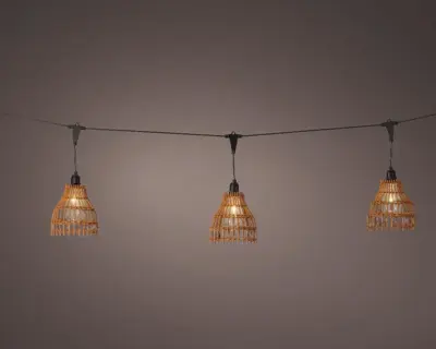 Lumineo LED partylight 200cm 5 LED Warm wit - afbeelding 2