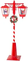 Lumineo LED straatlantaarn voor binnen rood & wit  80 x 40 x 188 cm. koel wit - afbeelding 2