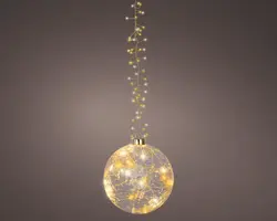 Lumineo Micro LED bal – Ø 14 cm, 60 LED warm wit/klassiek warm kopen?