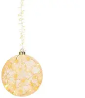 Lumineo Micro LED bal – Ø 19 cm, 80 LED warm wit/klassiek warm - afbeelding 2