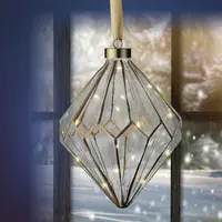 Lumineo Micro LED diamant – Ø 16 x H.20 cm, 15 LED warm wit - afbeelding 2