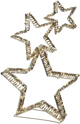 Lumineo Micro LED sterren pet flashing effect buiten 350 led warm wit - afbeelding 1