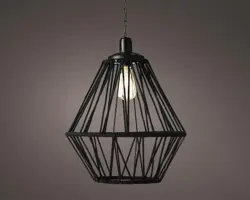 Lumineo Solar hanging light touw 38 x 47 cm zwart - afbeelding 2