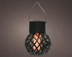 Lumineo solar hanglamp vlameffect - meerkleurig kopen?