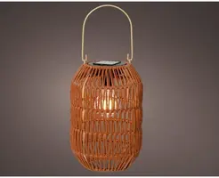 Lumineo Solar lantaarn ijzer 24,5 x 16 cm nruin - afbeelding 2