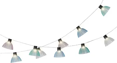 Lumineo solar stringlights lichtsnoer - Meerkleurig blue tone - afbeelding 2
