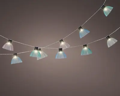Lumineo solar stringlights lichtsnoer - Meerkleurig blue tone - afbeelding 1
