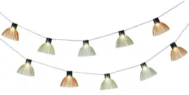 Lumineo solar stringlights lichtsnoer - meerkleurig green tone - afbeelding 1