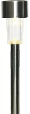Lumineo solar tuinsteker rvs 4,5 x 24 cm - afbeelding 2