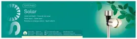 Lumineo Solar tuinsteker rvs met batterij 4,7 x 23,5 cm - afbeelding 3