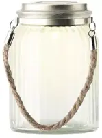 Lumineo Solar tuinverlichting glas 10 x 15 cm transparant - afbeelding 1