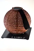 Lumiz plaat solar lampion 20cm zwart - afbeelding 3