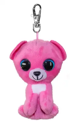 Lumo Stars sleutelhanger bear raspberry mini 8cm