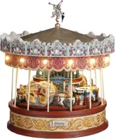 Luville Efteling Anton Pieck carrousel 23x23x25.5 cm - afbeelding 1