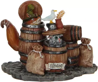 Luville Efteling De Vos en de Kat 7.5x4.5x5.5 cm - afbeelding 1