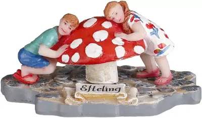 Luville Efteling Eftelingbezoekers: Muzikale paddenstoel 7.5x5x3.5 cm - afbeelding 1