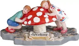 Luville Efteling Eftelingbezoekers: Muzikale paddenstoel 7.5x5x3.5 cm - afbeelding 1