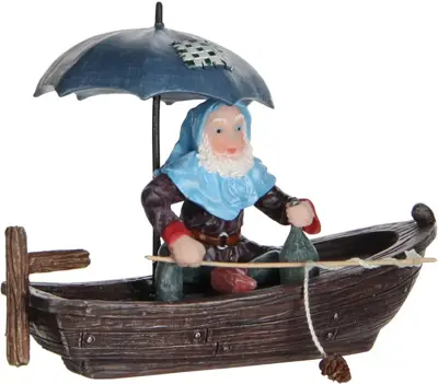 Luville Efteling Kabouter in boot 9.5x4.5x6.5 cm - afbeelding 1
