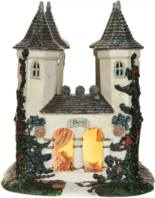 Luville Efteling Kasteel van Doornroosje 17.5x18.5x21 cm - afbeelding 1