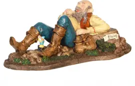 Luville Efteling Klein Duimpje en de Reus 25x13x9 cm - afbeelding 1