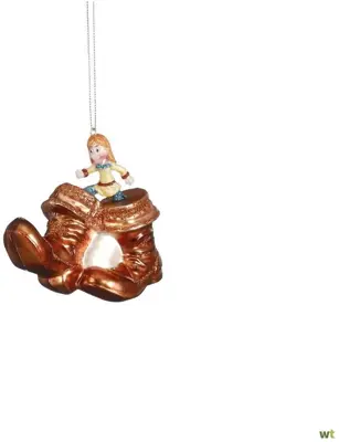 Luville Efteling Kleinduimpje glas goud 10.5x4x10 cm - afbeelding 1